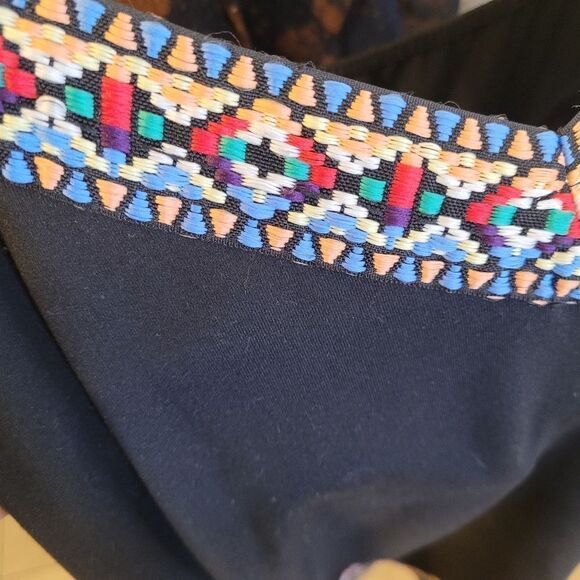 V-Neck Tribal Print Boho Cami Dress with Adjustable Straps S,M,L,XL and XXL NEW - Picture 9 of 9